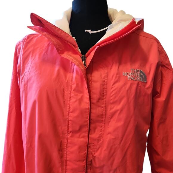North Face Hyvent Pink and White Women's Windbreaker Jacket Size Medium - Picture 5 of 9
